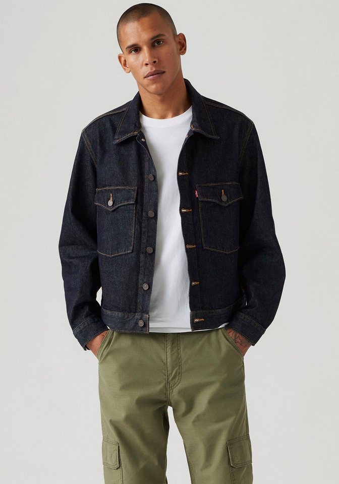 Levi's® Jeansjacke EMBARCADERO STATION mit kontrastfarbenen Steppnähten von Levi's®