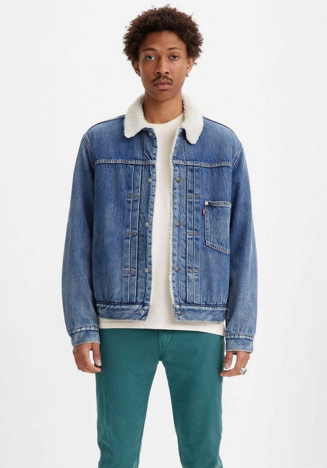 Levi's® Jeansjacke SHERPA TRUCKER mit warmem Sherpa-Futter von Levi's®