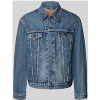 Levi's® Jeansjacke mit Label-Detail Modell 'THE TRUCKER JACKET' in Jeansblau, Größe S von Levi's®
