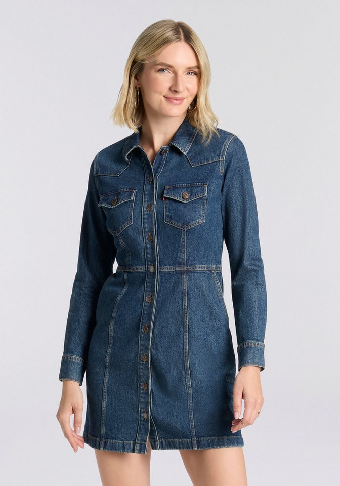 Levi's® Jeanskleid FLYNN WESTERN COR Western-Style von Levi's®