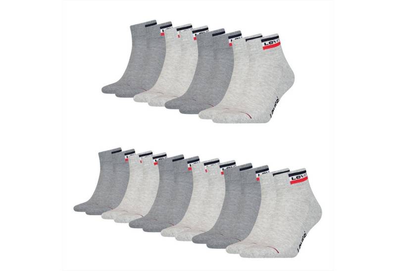 Levi's® Kurzsocken Mid Cut (10-Paar) mit weicher Frottee-Sohle von Levi's®