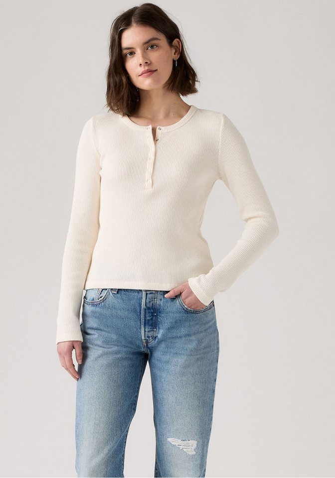 Levi's® Langarmshirt DRY GOODS HENLEY Mit Waffelstruktur- Muster von Levi's®