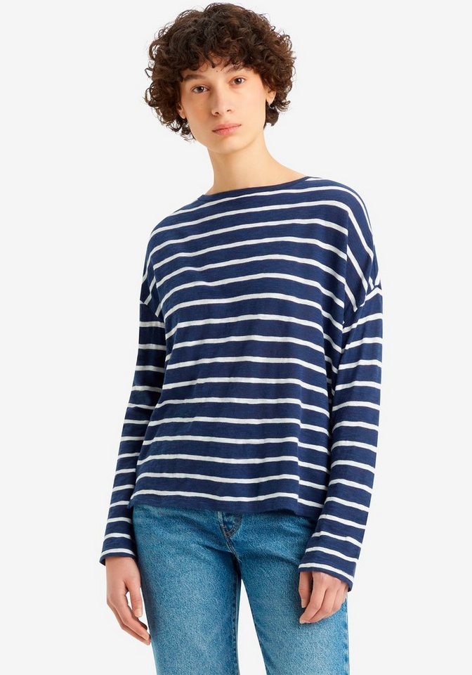 Levi's® Langarmshirt MARGOT LONG SLEEVE BLUE von Levi's®