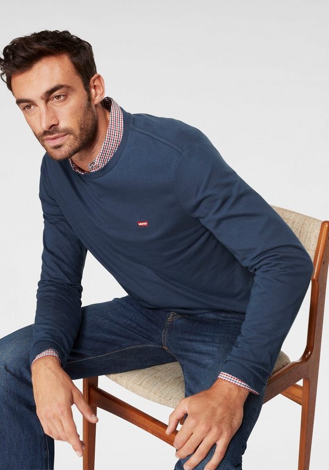 Levi's® Langarmshirt mit Logo-Applikation von Levi's®