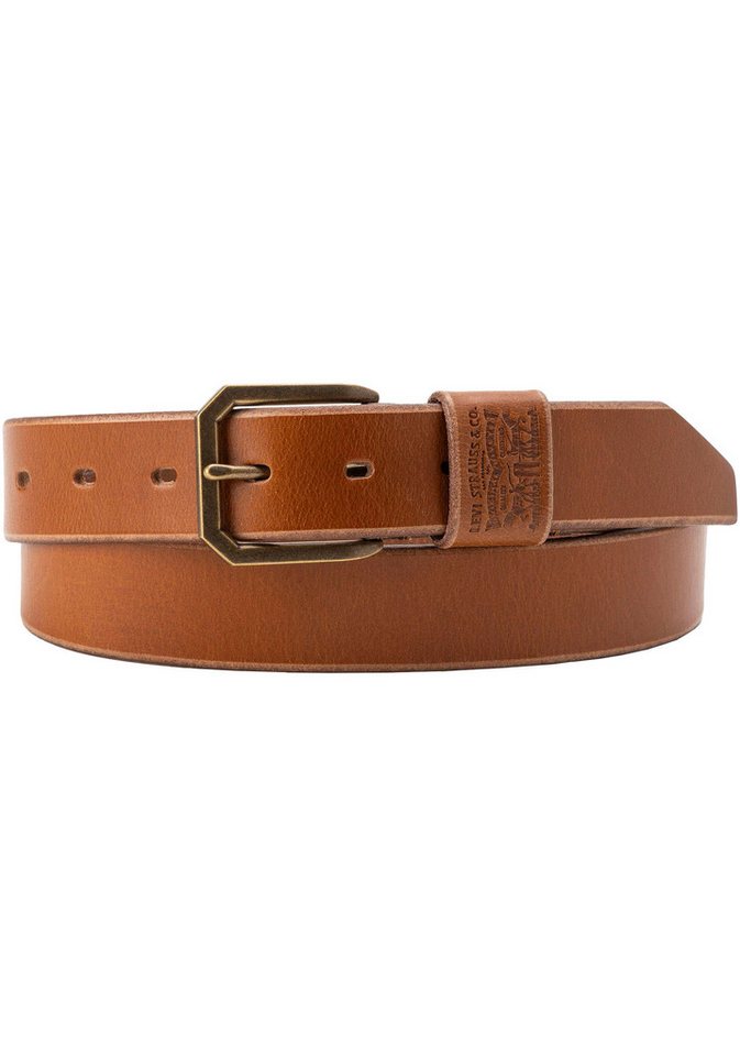 Levi's® Ledergürtel WIDE LOOP TWO HORSE BELT mit Logoprägung von Levi's®