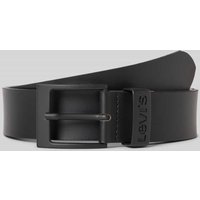 Levi's® Ledergürtel aus mit Logo-Applikation Modell 'Ashland' in Black, Größe 110 von Levi's®