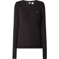 Levi's® Longsleeve mit Logo-Aufnäher in Black, Größe L von Levi's®