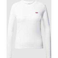 Levi's® Longsleeve mit Logo-Aufnäher in Weiss, Größe L von Levi's®