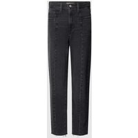 Levi's® Mom Fit Jeans in unifarbenem Design in Black, Größe 26/27 von Levi's®