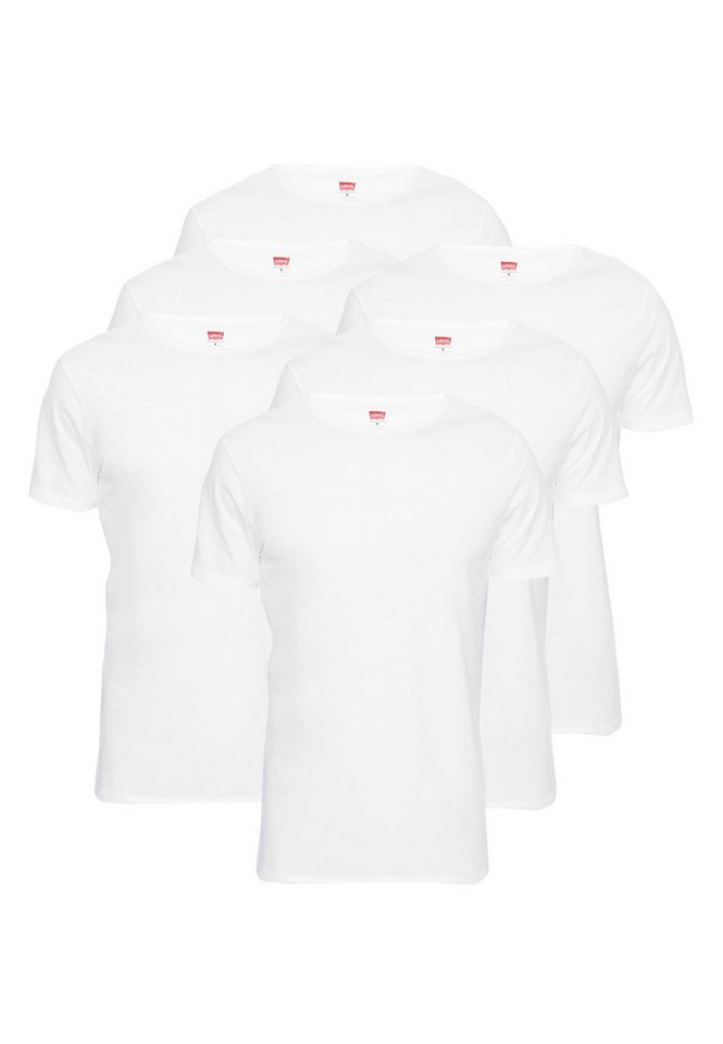 Levi's® Poloshirt LEVIS MEN SOLID CREW 6P ECOM (Packung, 6-tlg., 6er-Pack) von Levi's®