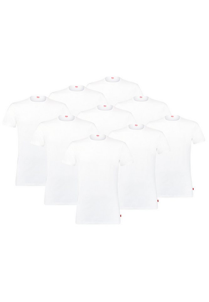 Levi's® Poloshirt LEVIS MEN SOLID CREW 9P ECOM (Packung, 9-tlg., 9er-Pack) von Levi's®