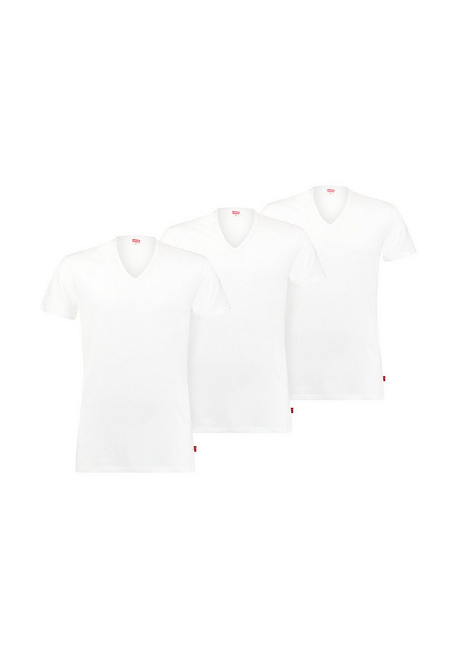 Levi's® Poloshirt LEVIS MEN V-NECK 3P ECOM (Packung, 3-tlg., 3er-Pack) von Levi's®