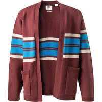 Levi's® Herren Cardigan rot Baumwolle unifarben von Levi's®