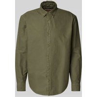 Levi's® Regular Fit Freizeithemd mit Button-Down-Kragen in Oliv, Größe L von Levi's®