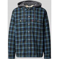 Levi's® Regular Fit Hemdjacke mit Kapuze Modell 'FRANCISCO' in Gruen, Größe XXL von Levi's®