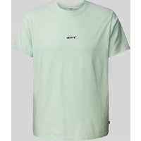 Levi's® Relaxed Fit T-Shirt mit Logo-Stitching in Mint, Größe M von Levi's®