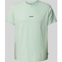 Levi's® Relaxed Fit T-Shirt mit Logo-Stitching in Mint, Größe XS von Levi's®