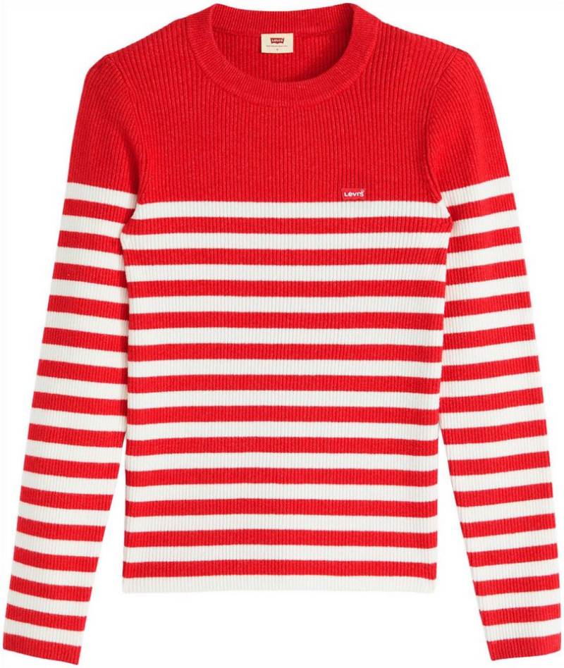 Levi's® Rundhalspullover RIB CREW SWEATER Geripptes Strickmuster von Levi's®