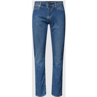 Levi's® Jeans mit Label-Patch Modell "511 EASY MID" in Jeansblau, Größe 32/34 von Levi's®