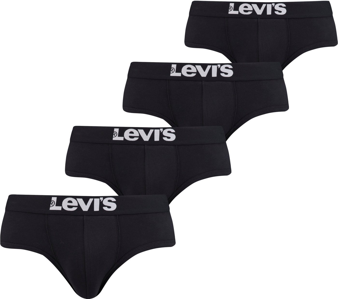 Levi's® Slip (Packung, 4-St) mit Logo-Webbund von Levi's®