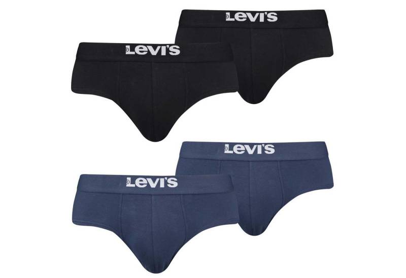 Levi's® Slip Herren Slip 4er Pack Baumwollmischung, Baumwolle (Packung, 4er Pack) von Levi's®