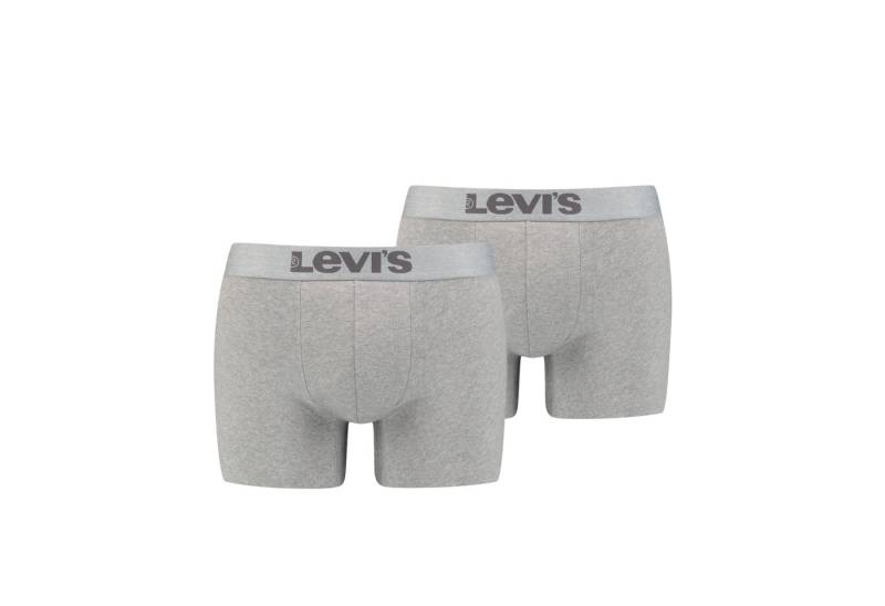 Levi's® Boxershorts LEVIS MEN MEL WB BOXER BRIEF ORG CO 2P (2er Pack) mit breitem Logobund von Levi's®