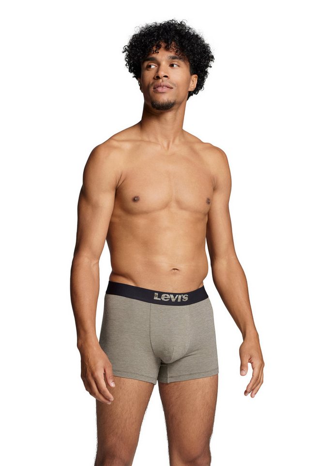 Levi's® Boxershorts LEVIS MEN MEL WB BOXER BRIEF ORG CO 2P (2er Pack) mit breitem Logobund von Levi's®