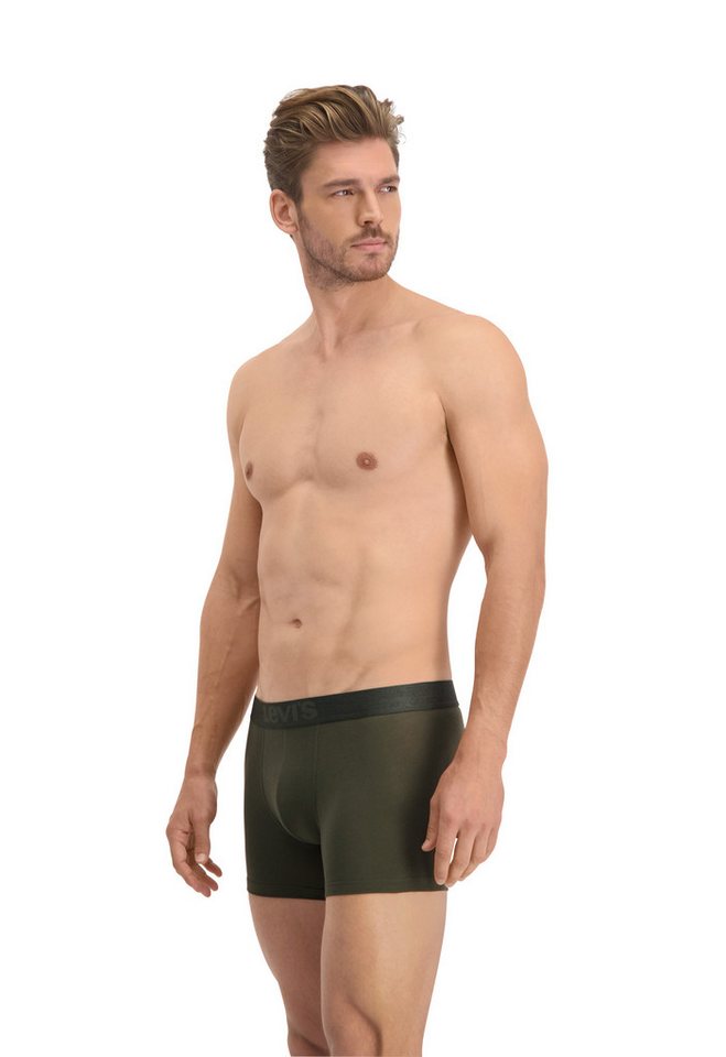 Levi's® Boxershorts LEVIS MEN MEL WB BOXER BRIEF ORG CO 2P (2er Pack) mit breitem Logobund von Levi's®