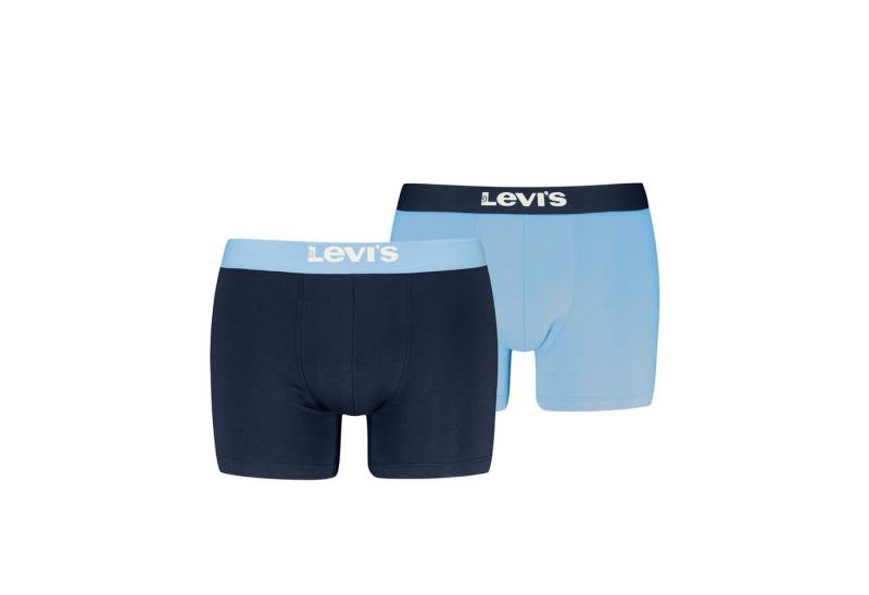 Levi's® Slip LEVIS MEN SOLID BASIC BOXER BRIEF ORGANIC CO 2P (2er-Pack) mit Logobund von Levi's®
