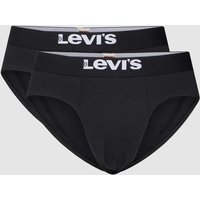 Levi's® Slip mit Label-Detail Modell 'SOLID BASIC' in Black, Größe XL von Levi's®
