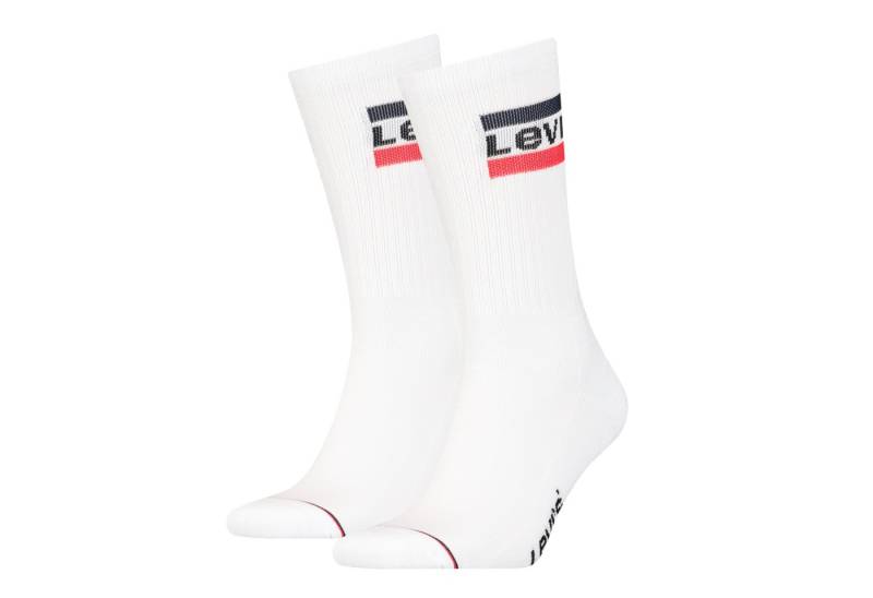 Levi's® Socken LEVIS REGULAR CUT SPRTWR LOGO 2P (Packung, 2-Paar, 2er Pack) mit breitem Logobund von Levi's®