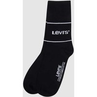 Levi's® Socken mit Label-Detail im 2er-Pack in Black, Größe 39/42 von Levi's®