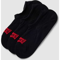 Levi's® Socken mit Label-Detail Modell 'BATWING' im 3er-Pack in Black, Größe 39/42 von Levi's®