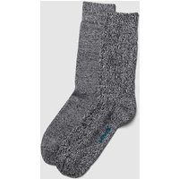 Levi's® Socken mit Label-Details im 2er-Pack Modell 'BASKET' in Mittelgrau Melange, Größe 39/42 von Levi's®