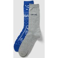 Levi's® Socken mit Label-Details im 2er-Pack in Marine, Größe 39/42 von Levi's®