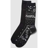 Levi's® Socken mit Label-Details im 2er-Pack in Black, Größe 39/42 von Levi's®