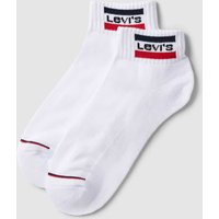 Levi's® Socken mit Label-Details im 2er-Pack in Weiss, Größe 39/42 von Levi's®