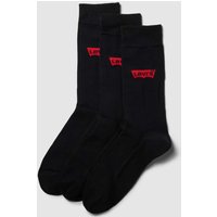 Levi's® Socken mit Label-Details im 3er-Pack in Black, Größe 39/42 von Levi's®