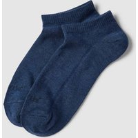 Levi's® Socken mit Label-Schriftzug Modell 'LOW CUT TENCEL' im 2er-Pack in Jeansblau, Größe 43/46 von Levi's®