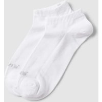 Levi's® Socken mit Label-Schriftzug Modell 'LOW CUT TENCEL' im 2er-Pack in Weiss, Größe 39/42 von Levi's®