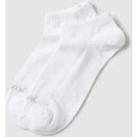 Levi's® Socken mit Label-Schriftzug Modell 'LOW CUT TENCEL' im 2er-Pack in Weiss, Größe 39-42 von Levi's®