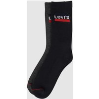 Levi's® Socken mit Stretch-Anteil im 2er-Pack in Black, Größe 43/46 von Levi's®
