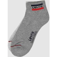 Levi's® Socken mit Stretch-Anteil im 2er-Pack in Mittelgrau, Größe 43-46 von Levi's®