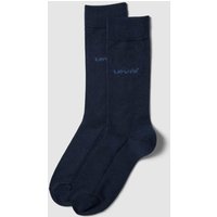 Levi's® Socken mit gerippten Abschlüssen in Dunkelblau, Größe 39/42 von Levi's®