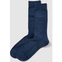 Levi's® Socken mit gerippten Abschlüssen in Jeansblau, Größe 39/42 von Levi's®