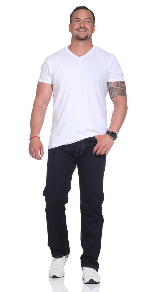 Levi's® Straight-Jeans Herren Jeans 501® LEVI'S ORIGINAL gerader Passform, robuster Denim 5-Pocket-Style von Levi's®