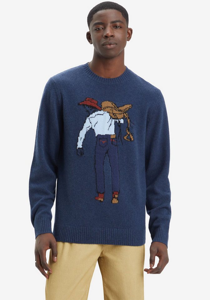 Levi's® Strickpullover ORIGINAL HM SWEATER mit eingearbeitetem Motiv von Levi's®