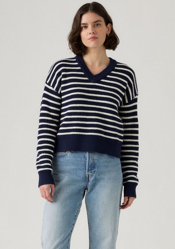 Levi's® Strickpullover REESE VNECK SWEAT mit V-Ausschnitt von Levi's®