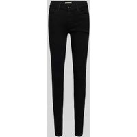 Levi's® Super Skinny Fit Jeans aus Baumwoll-Mix Modell 'SECLUDED' in Black, Größe 24/28 von Levi's®
