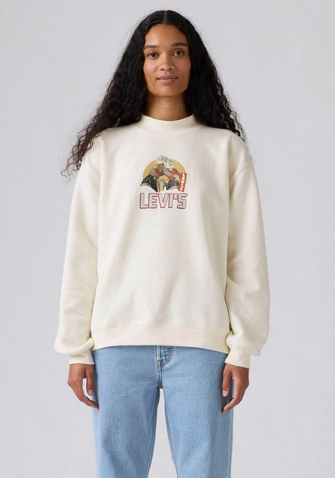 Levi's® Sweater GR COLLINS MOCKNE mit Frontprint und Glitzersteinen von Levi's®